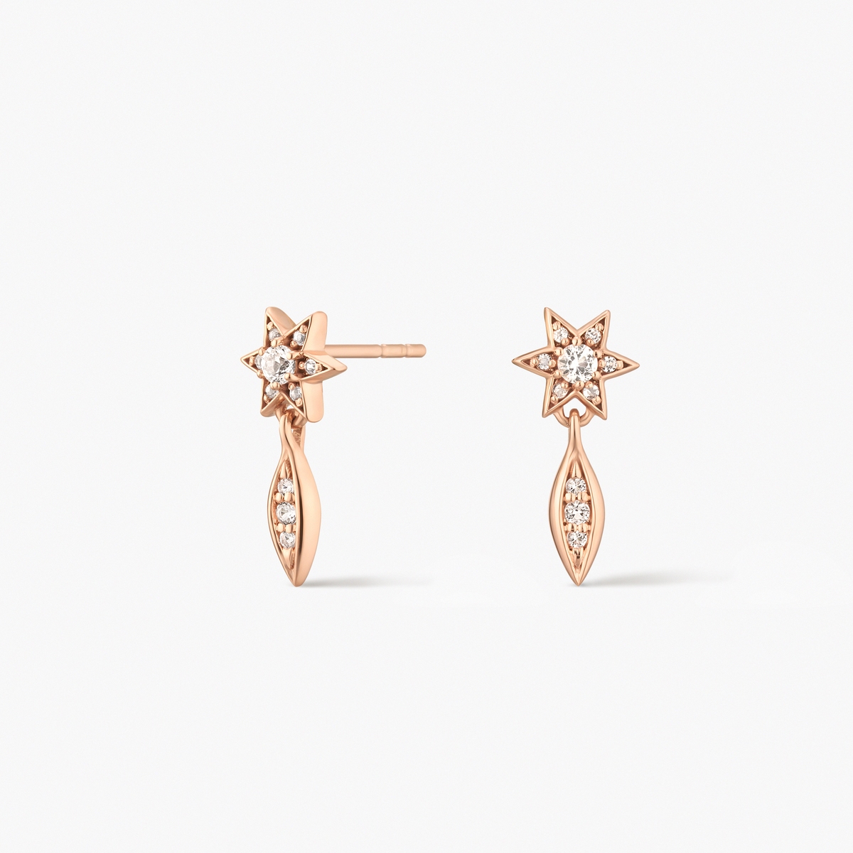 W.KRUK Kolczyki złote Follow