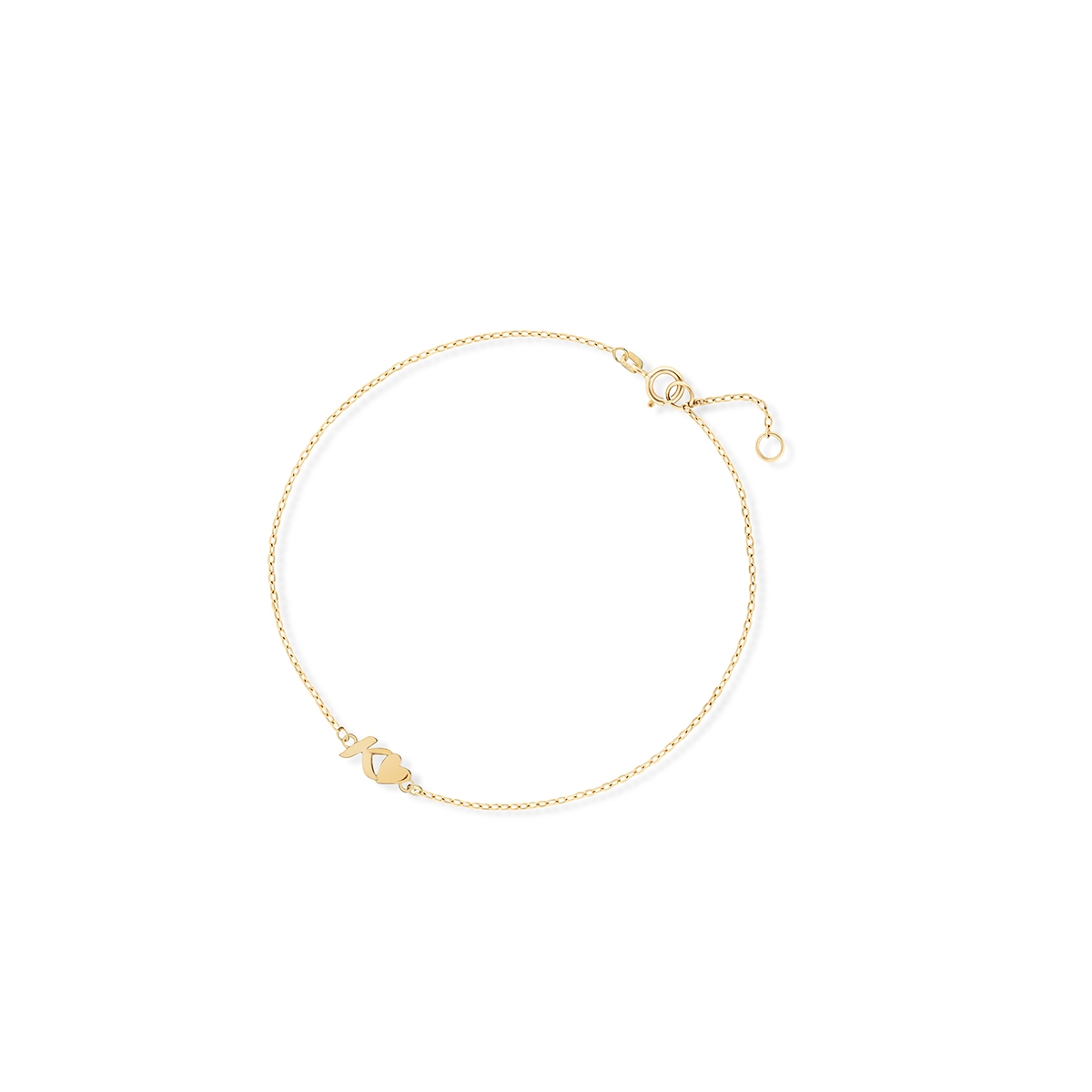 W.KRUK Bransoletka złota literka K