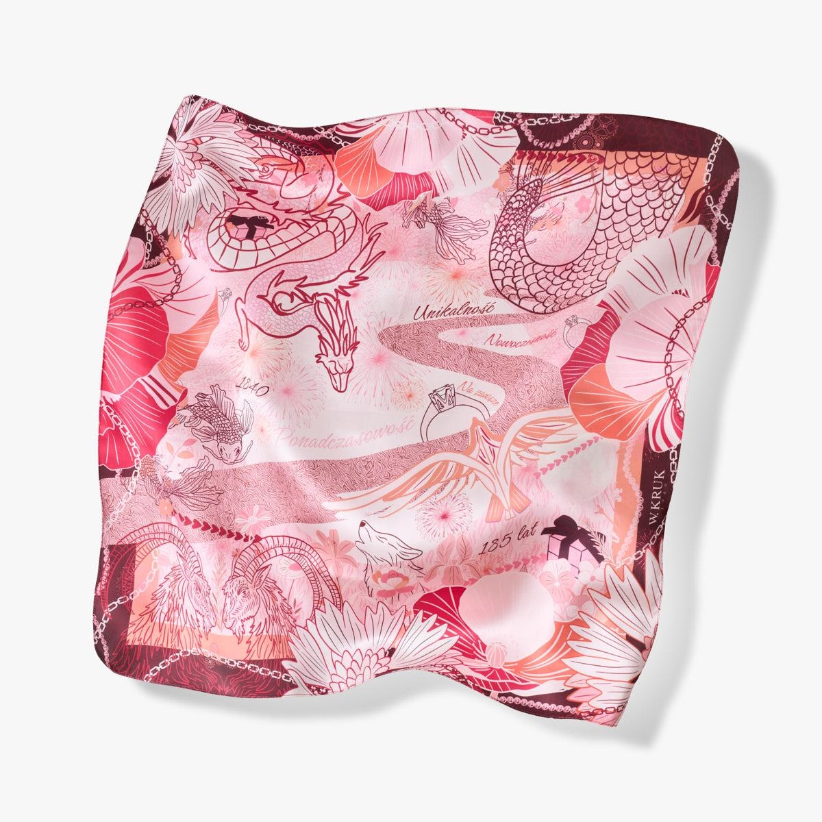 W.KRUK Chusta jedwabna Jubileuszowa