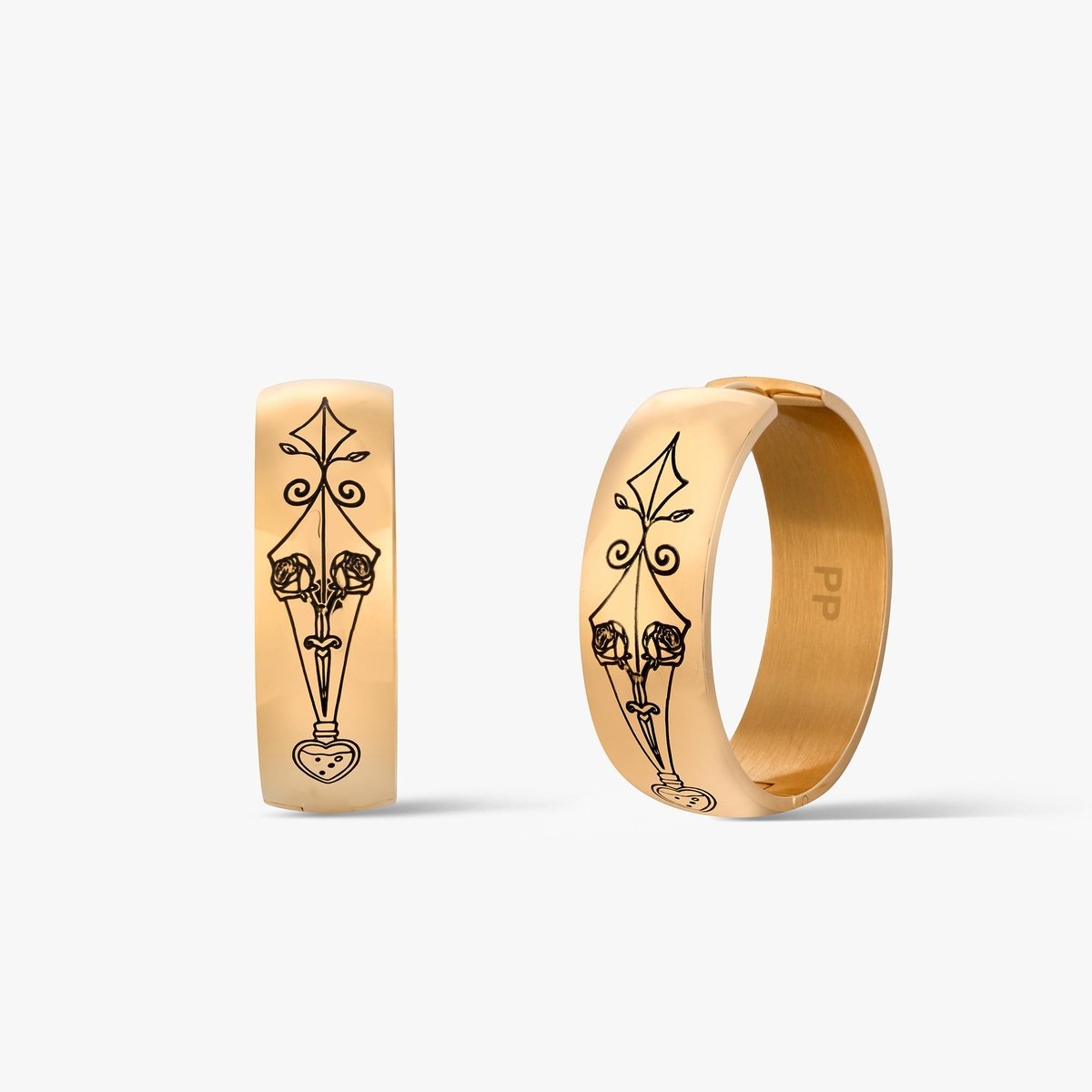 W.KRUK Kolczyki Rock Vibe Love Fever