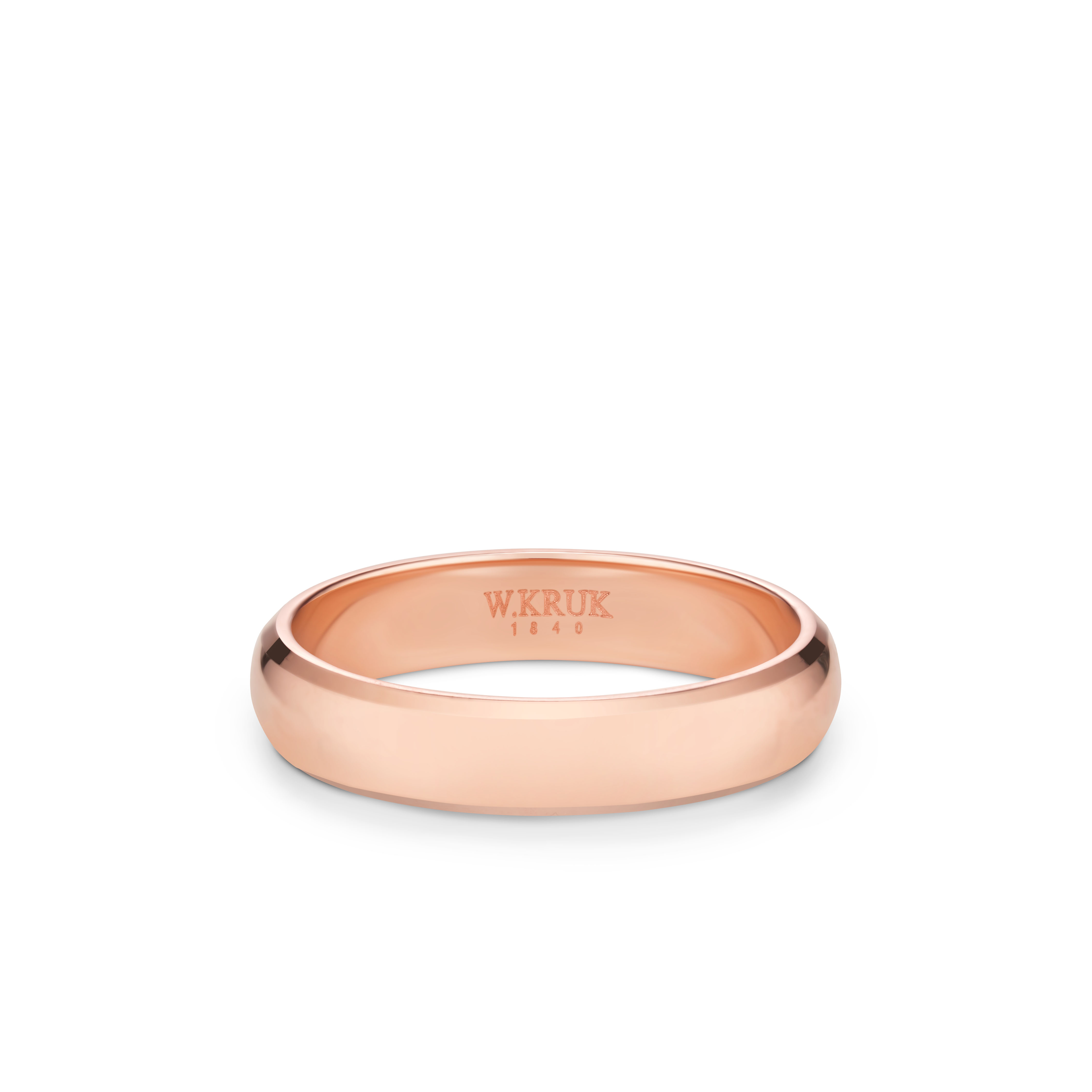 W.KRUK - Obrączka ślubna złota ALCHEMIA męska