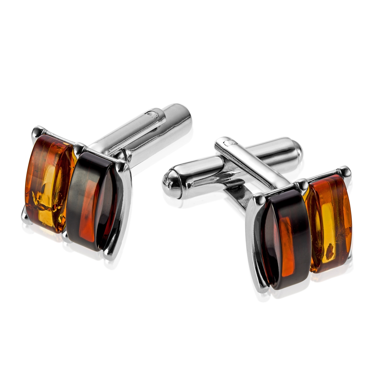 W.KRUK Spinki do koszuli srebrne W.KRUK