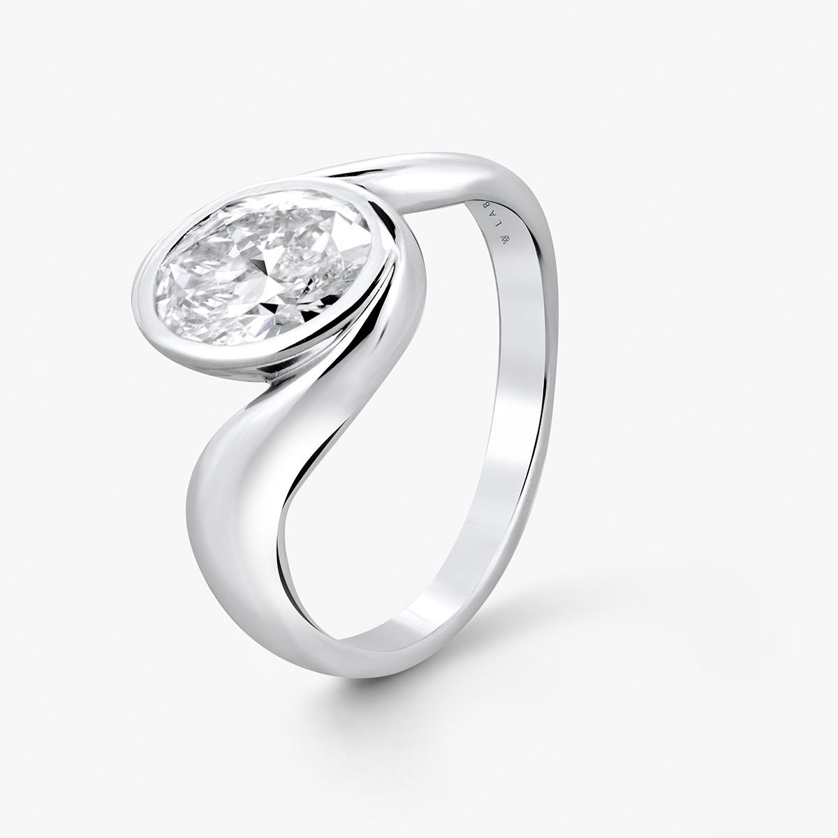 W.KRUK Pierścionek złoty Nuova