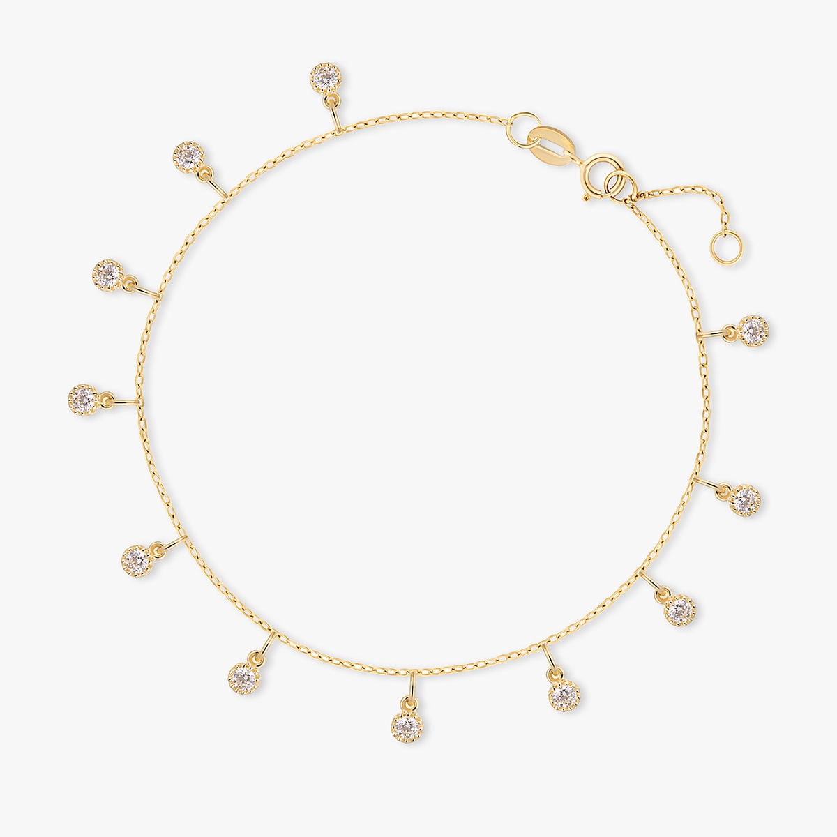 W.KRUK Bransoleta złota na nogę