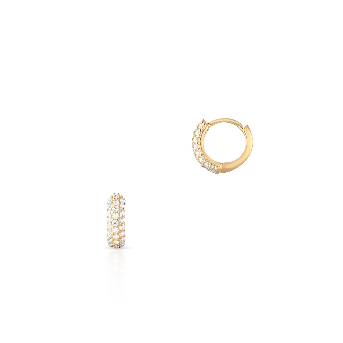 W.KRUK Kolczyki złote