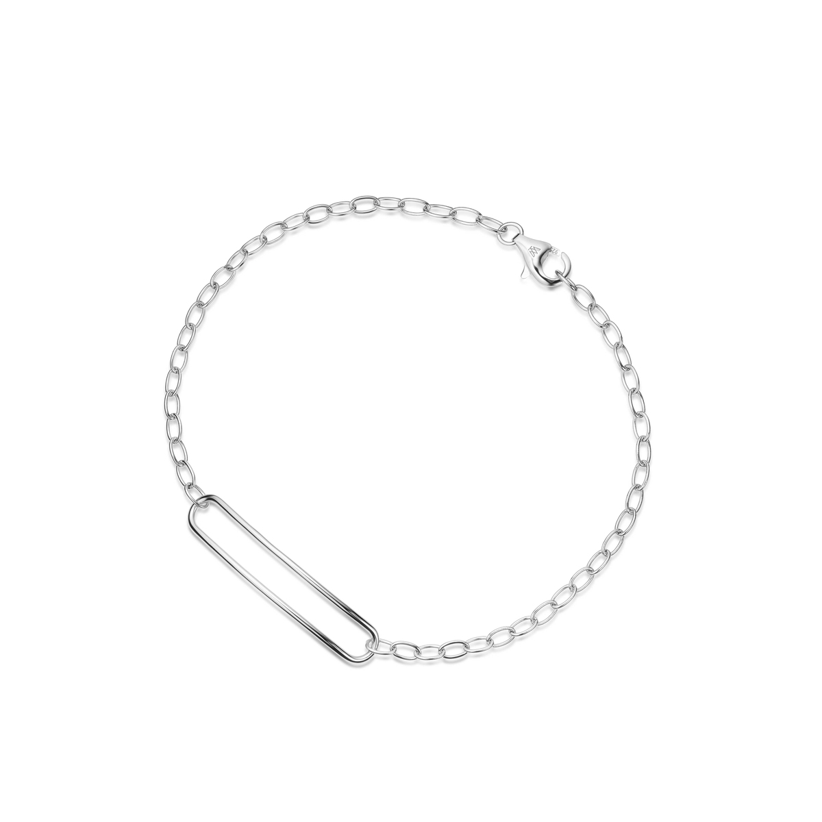 W.KRUK Bransoleta srebrna Czułość