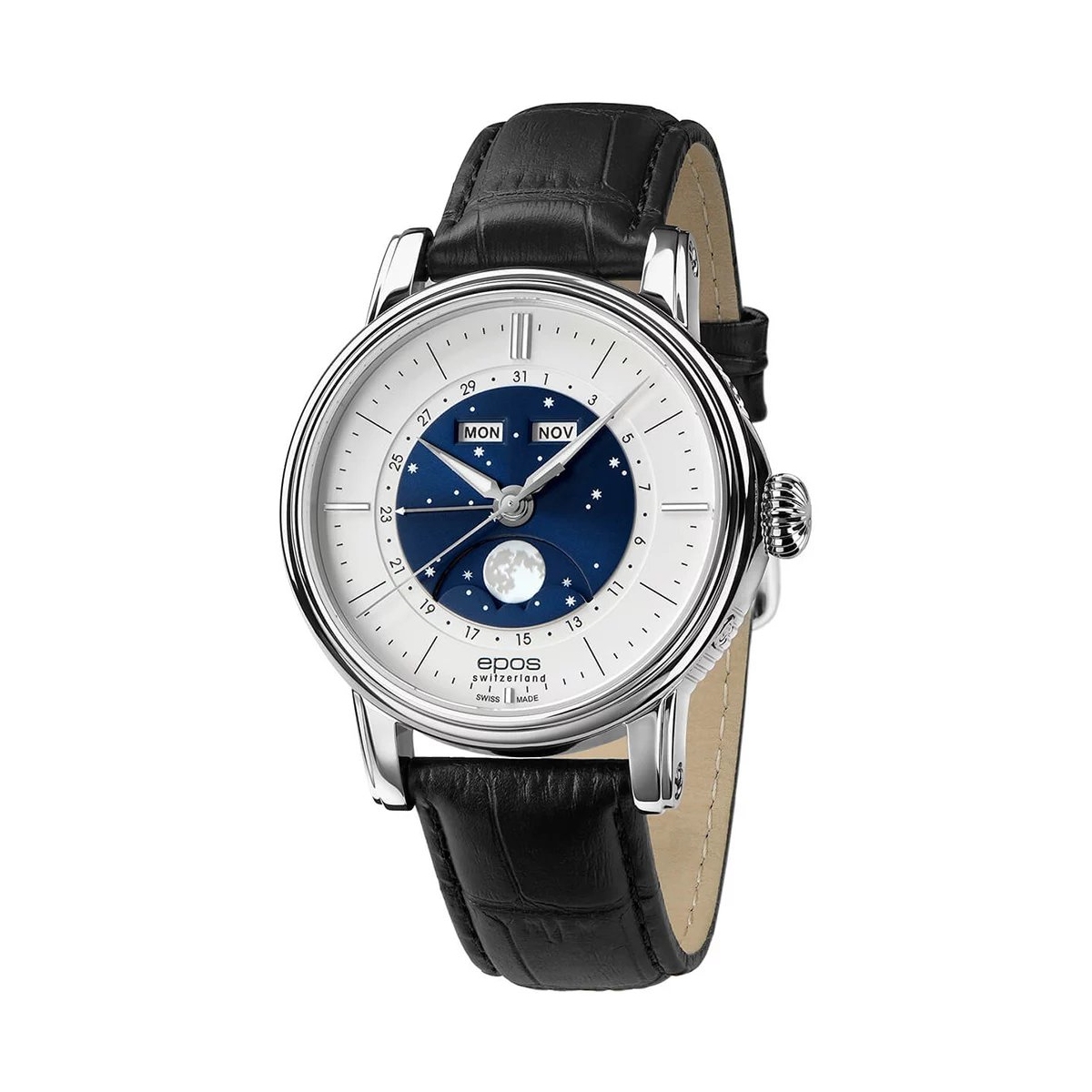 W.KRUK ZEGAREK EPOS ARTISTRY 3439 BM CLASSIC AUTOMATIC MOONPHASE