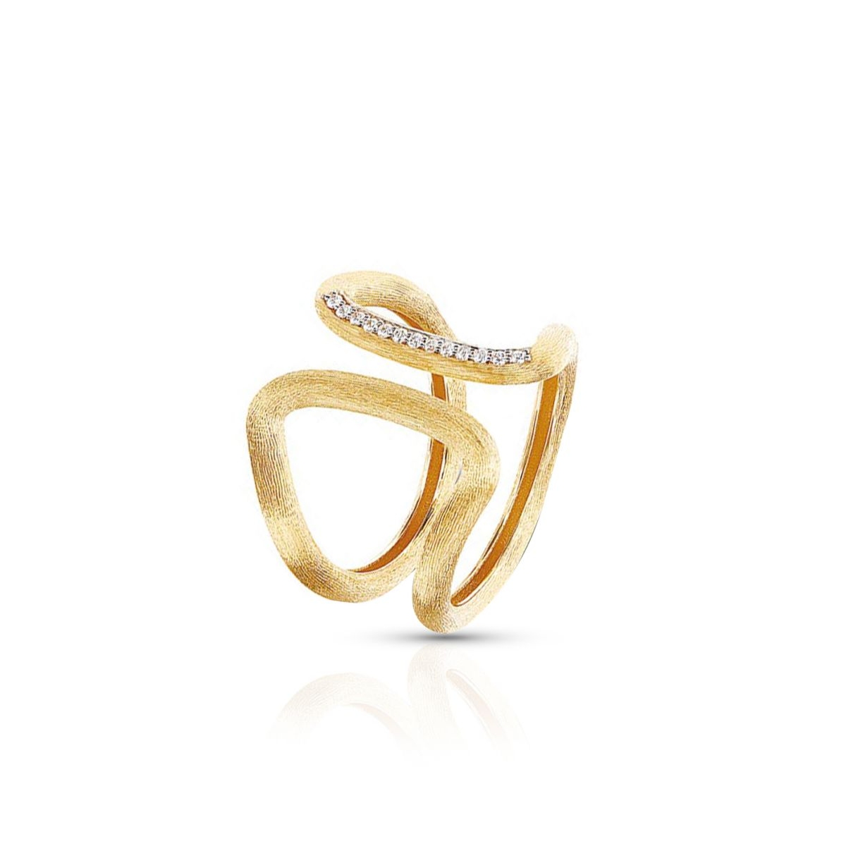 W.KRUK Pierścionek złoty Nanis