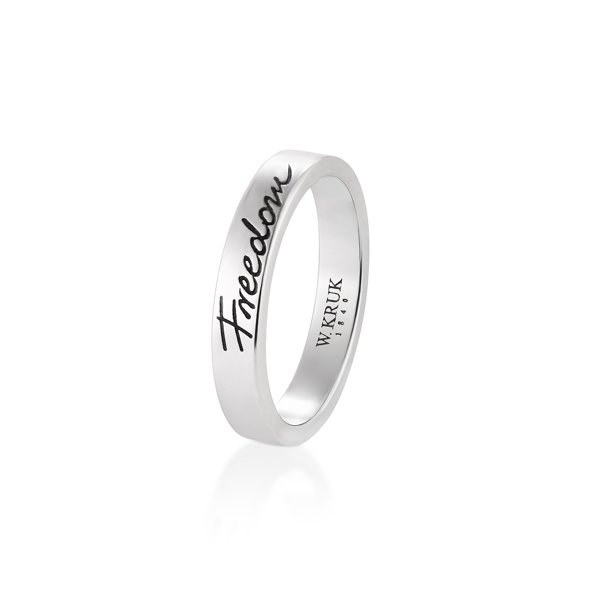 W.KRUK Pierścionek srebrny Freedom
