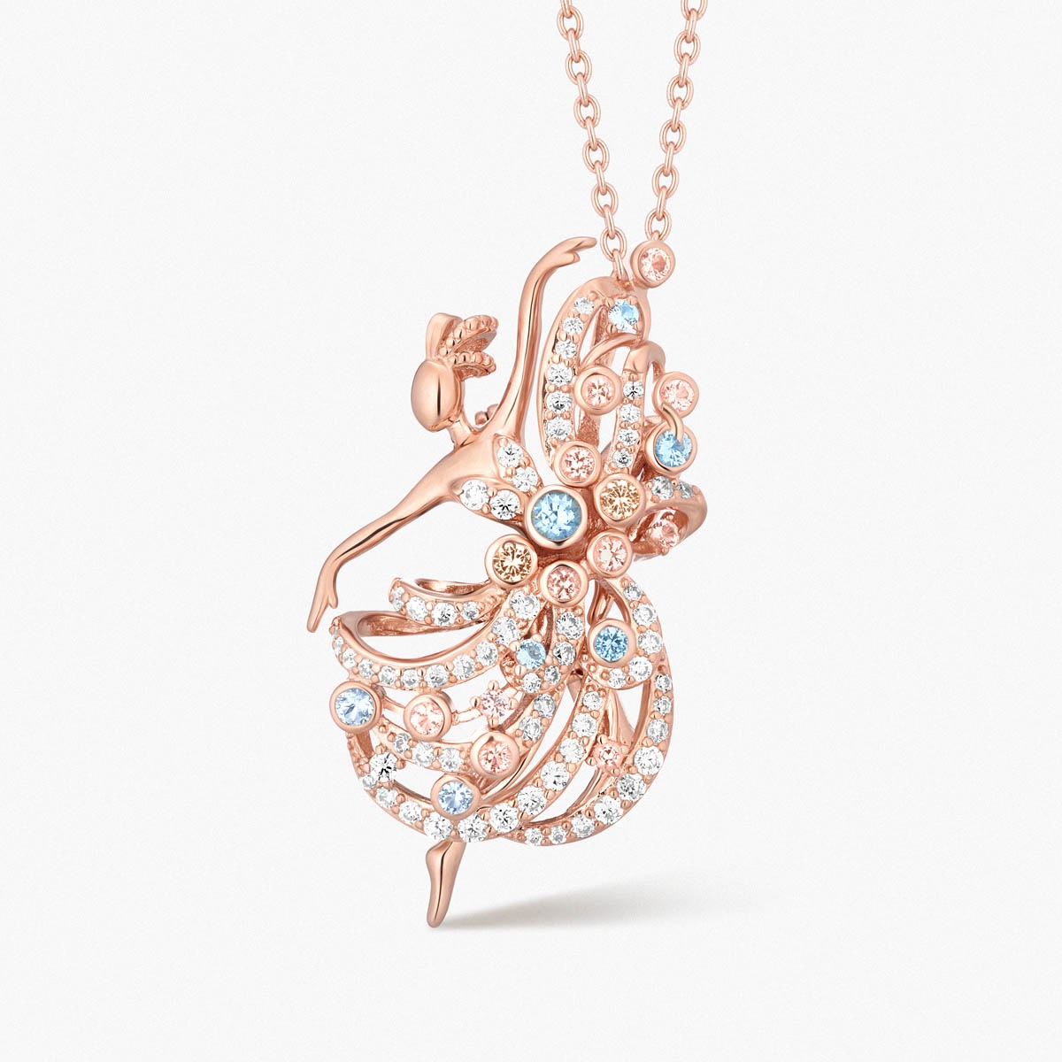 W.KRUK Wisiorek srebrny Balerina