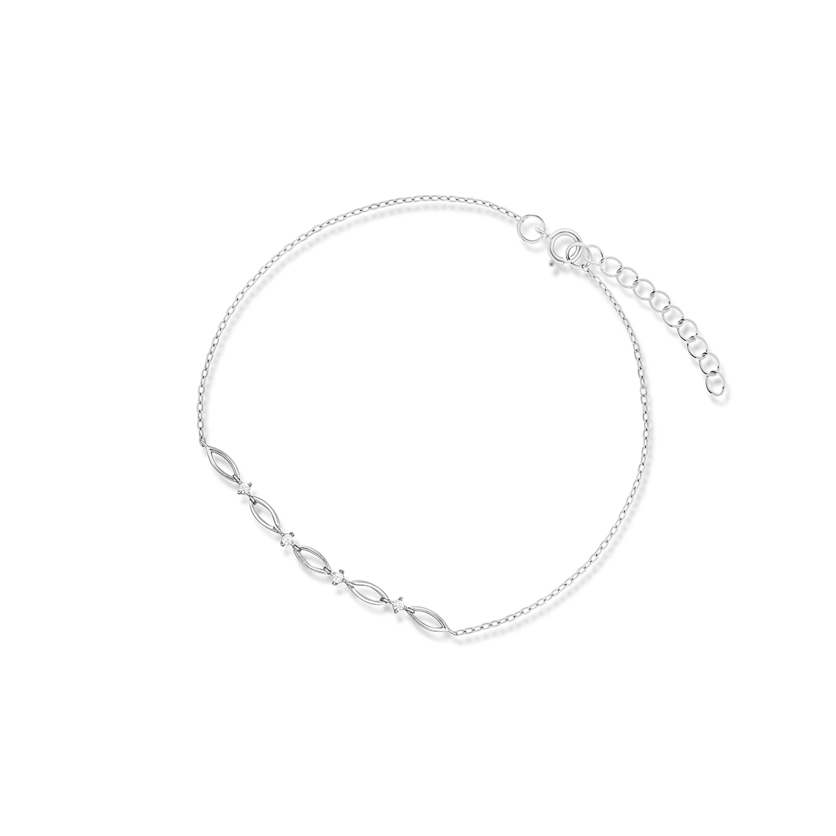 W.KRUK Bransoleta srebrna