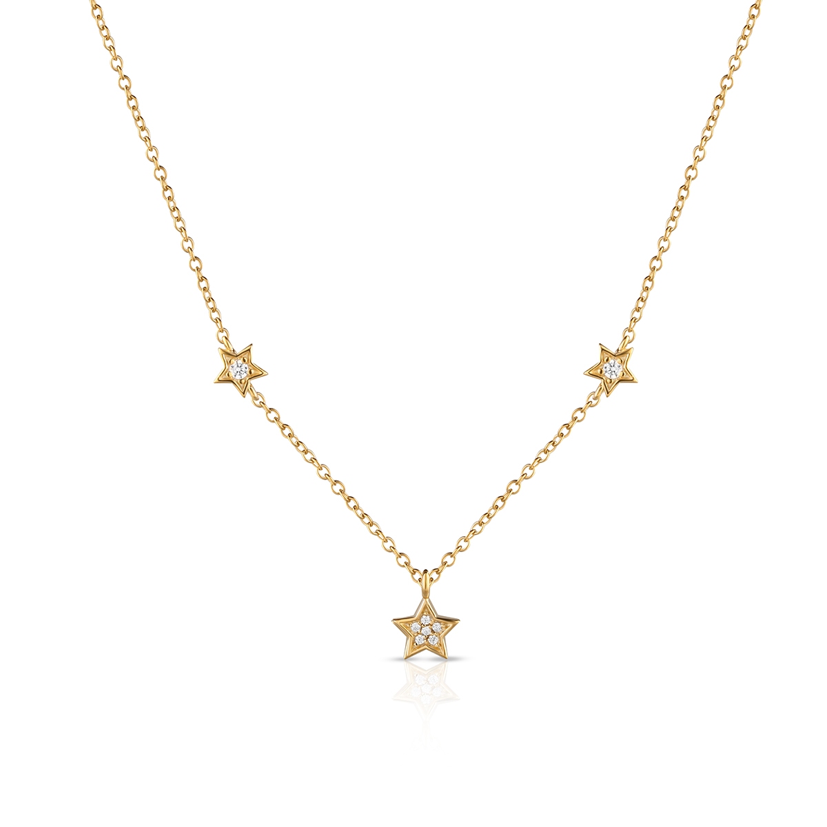 W.KRUK Naszyjnik srebrny Little Star