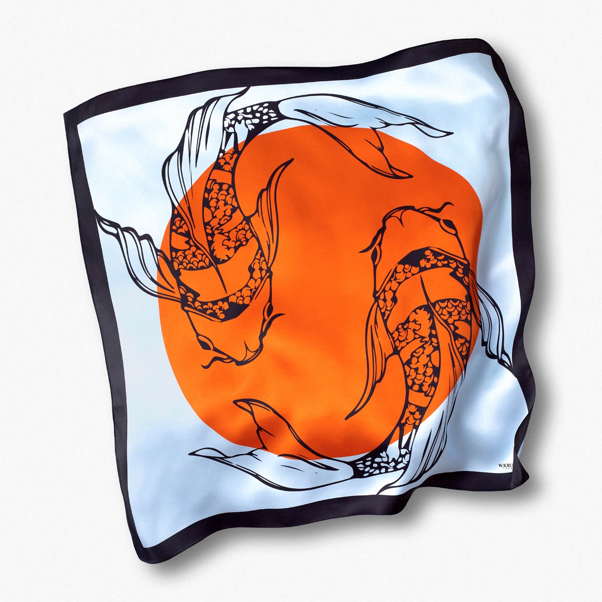 W.KRUK Chusta jedwabna KOI