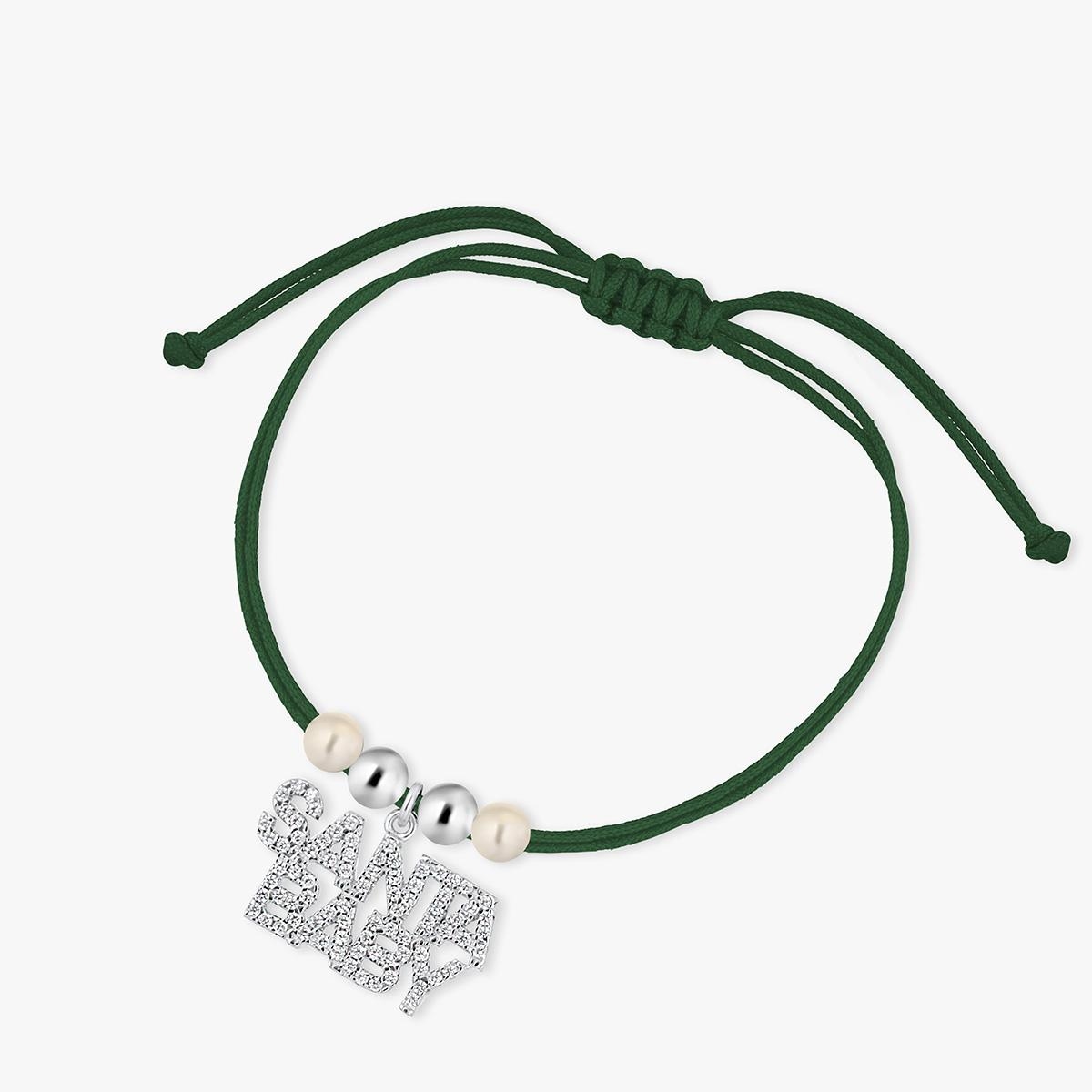 W.KRUK Bransoleta sznurkowa Santa Baby