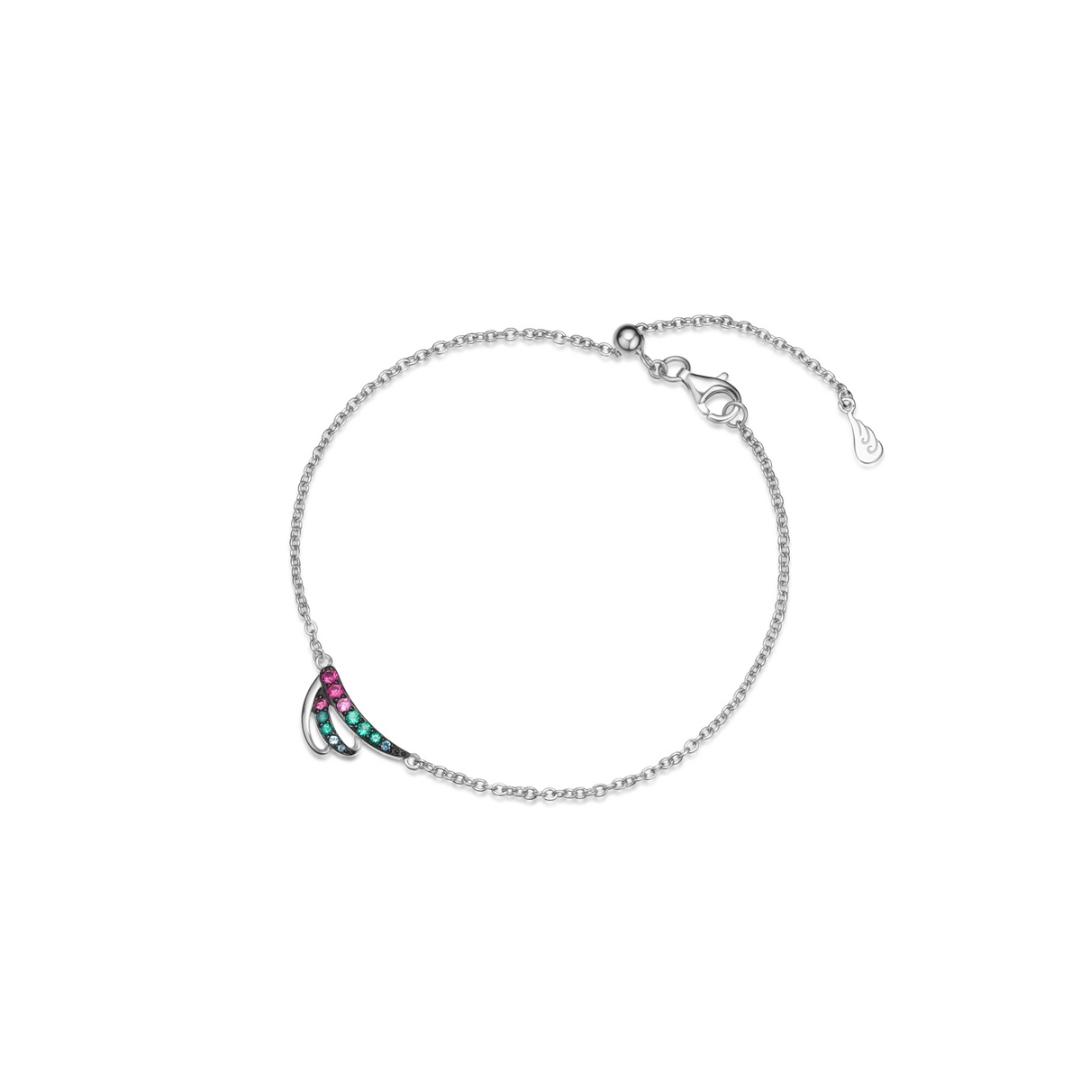 W.KRUK Bransoleta srebrna Preludium Paradise Birds