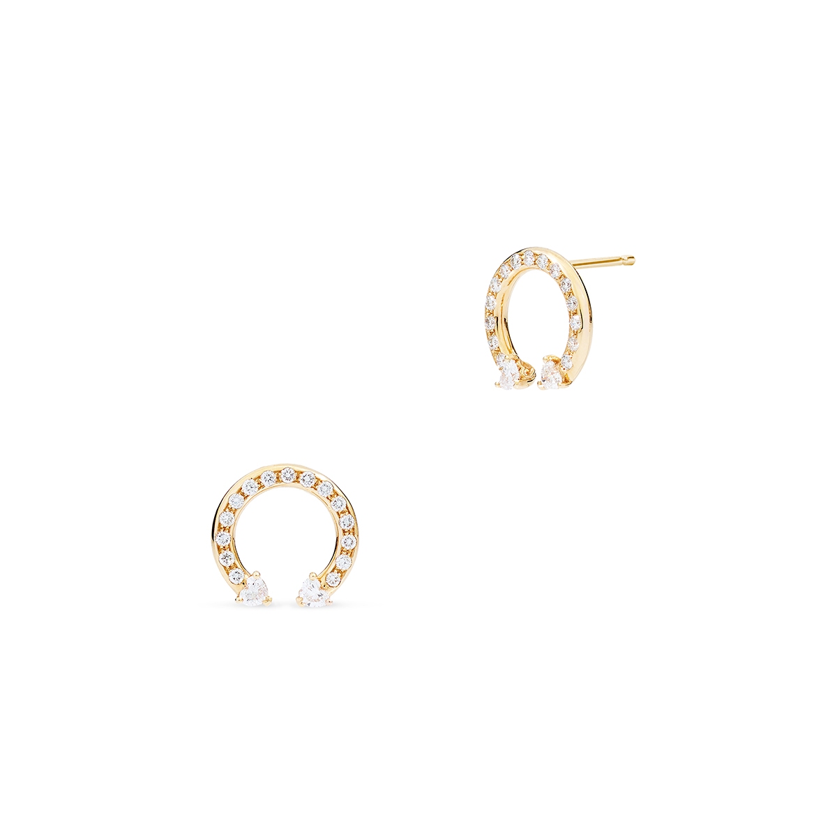 W.KRUK Kolczyki złote Recarlo