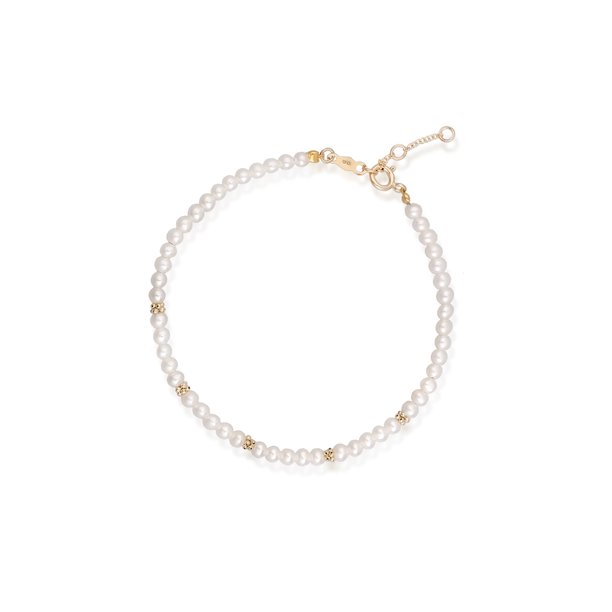 W.KRUK Bransoleta złota z perłami