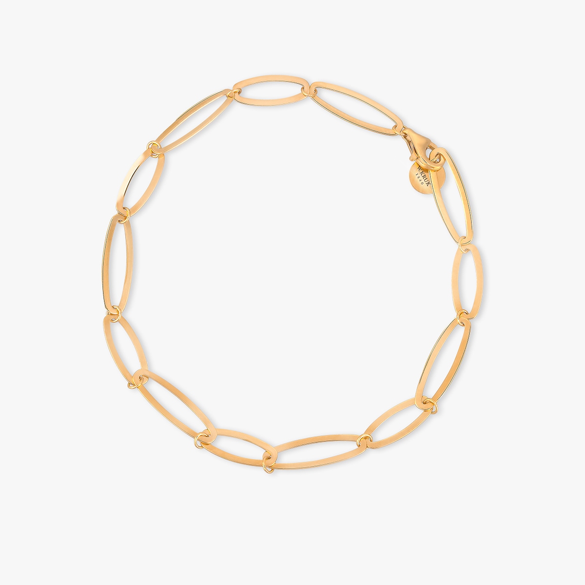 W.KRUK Bransoleta srebrna pozłacana