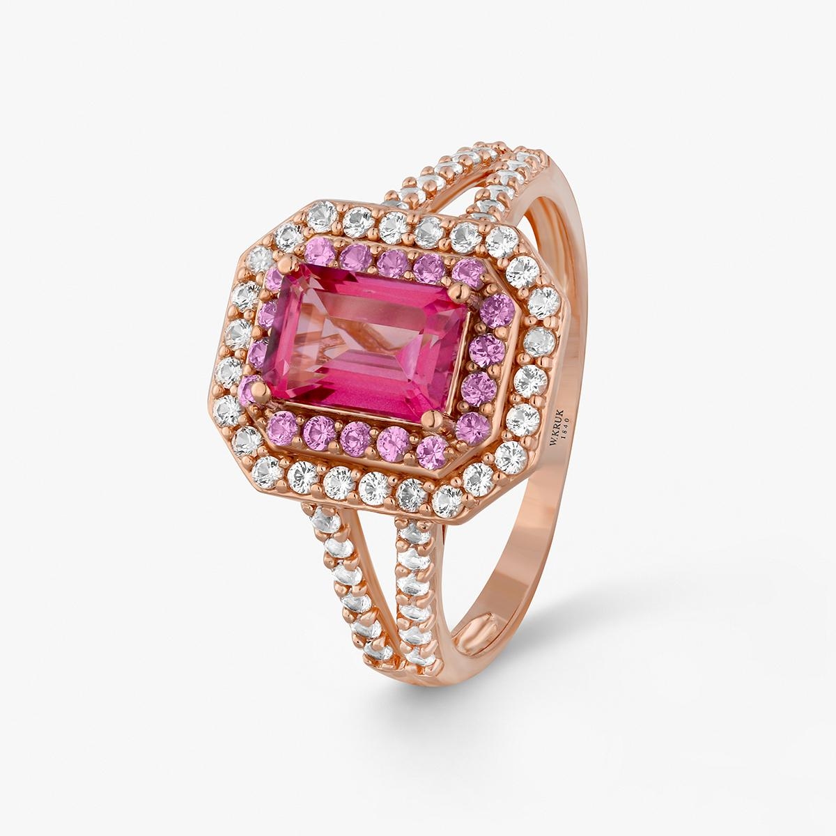 W.KRUK Pierścionek złoty Diva