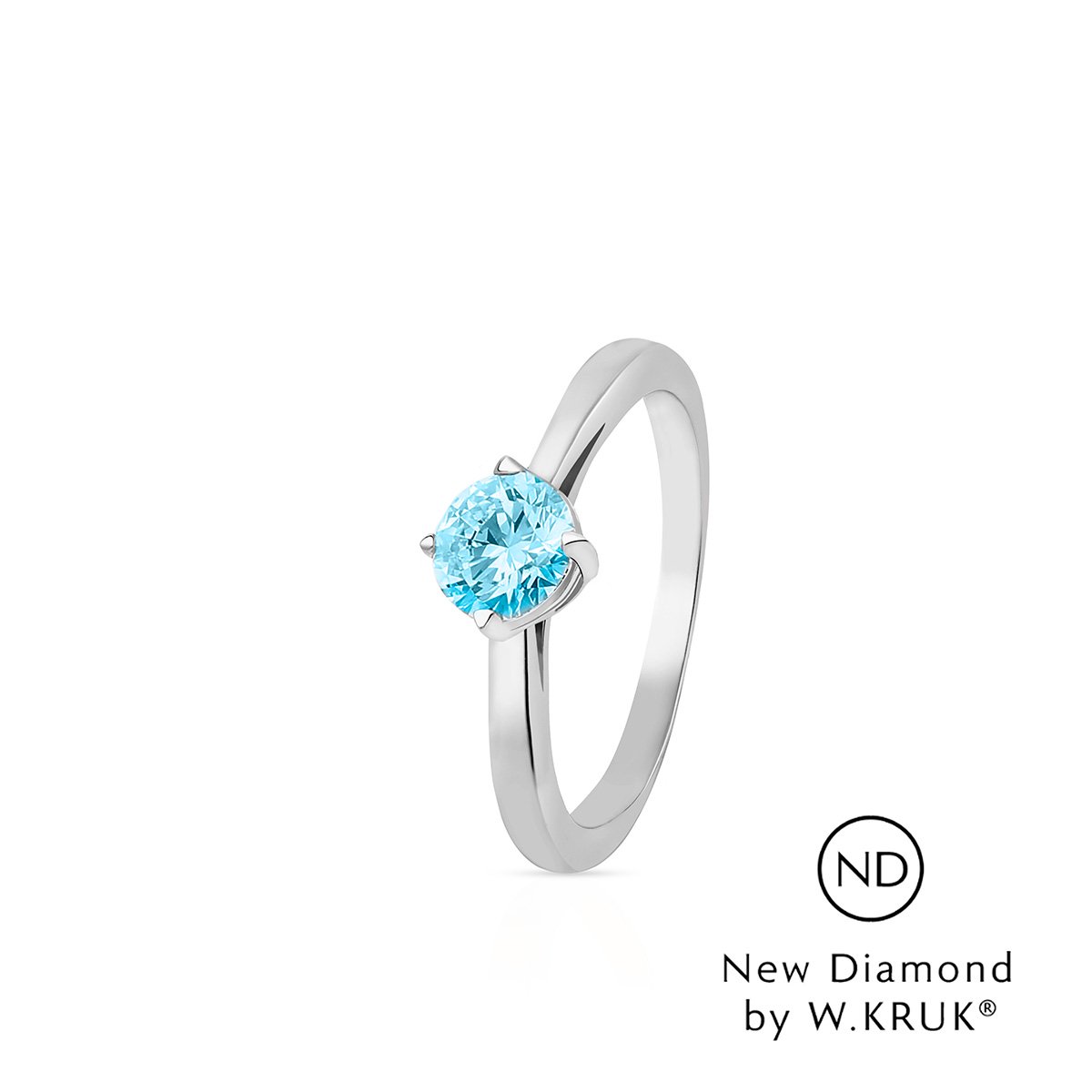 W.KRUK - Pierścionek zaręczynowy złoty Doskonały - New Diamond by W.KRUK 0,50 ct