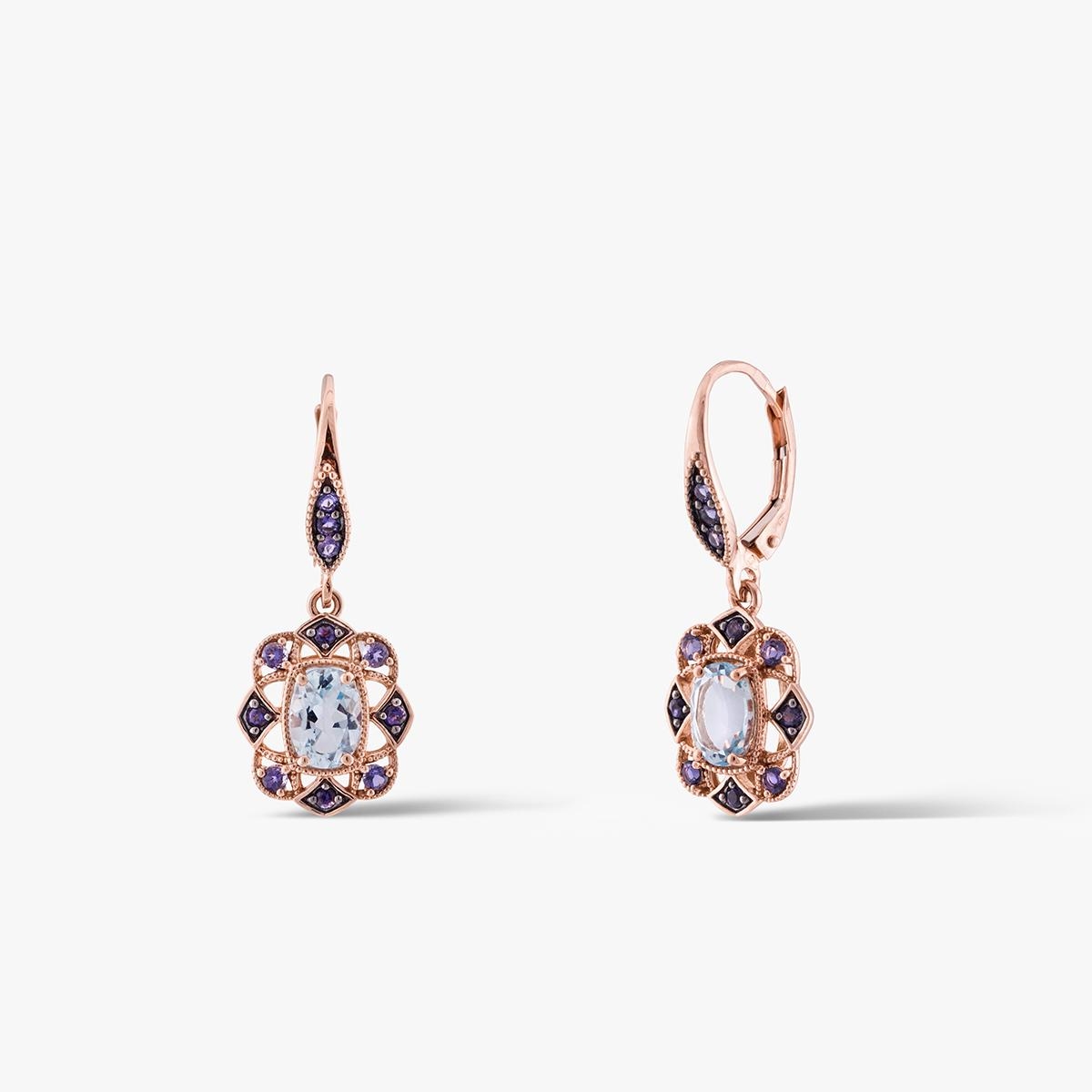 W.KRUK Kolczyki złote Szekspirowska