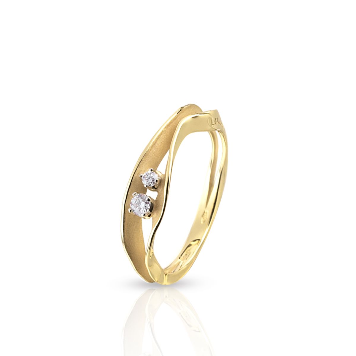 W.KRUK - Pierścionek złoty Anna Maria Cammilli