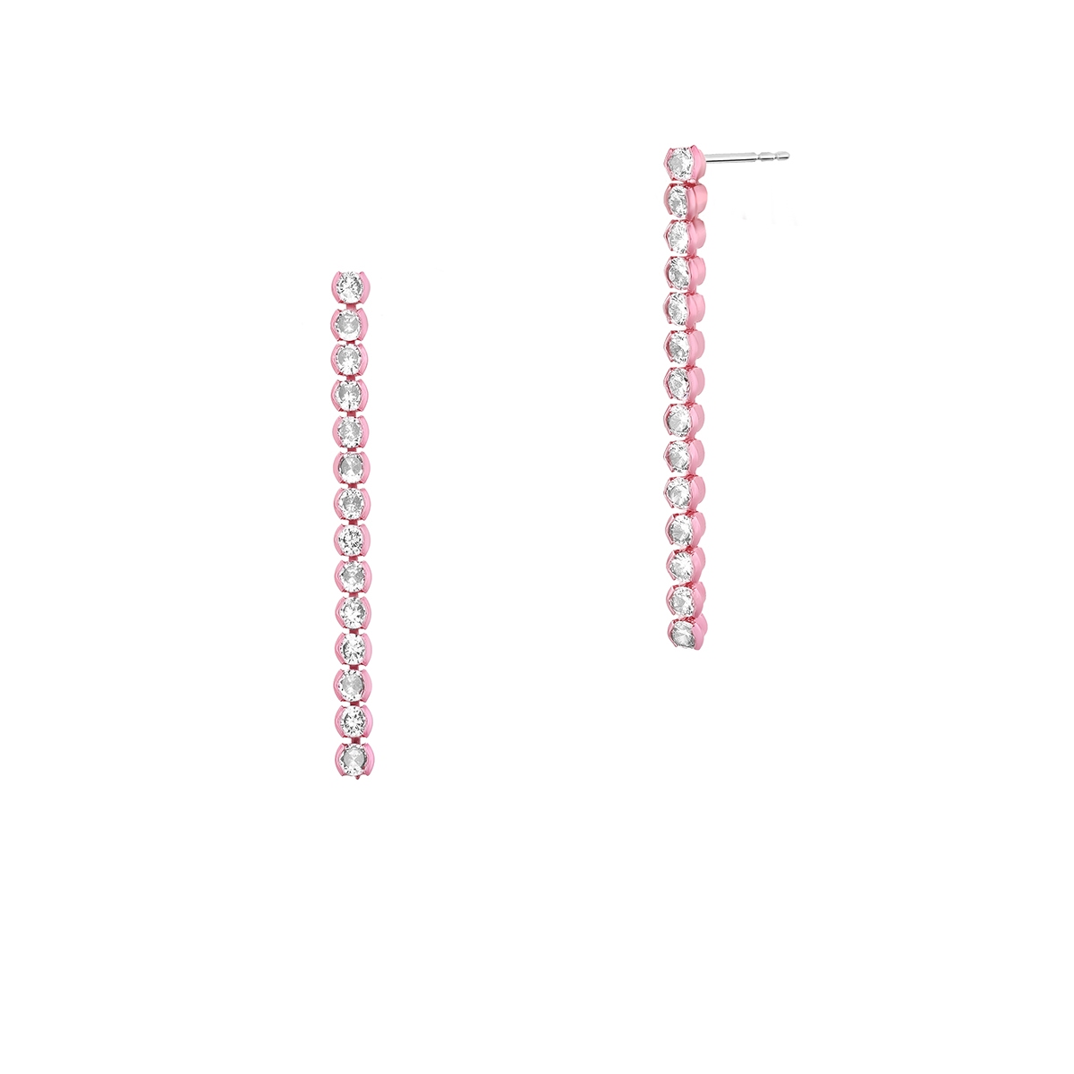 W.KRUK Kolczyki Pink Glow Princess Club