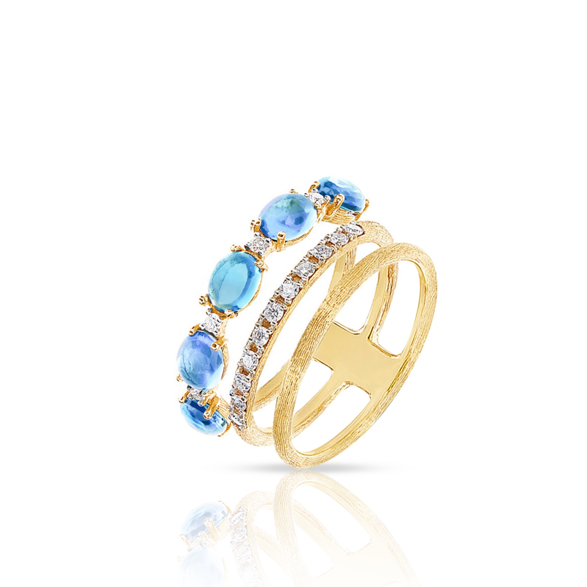 W.KRUK Pierścionek złoty Nanis