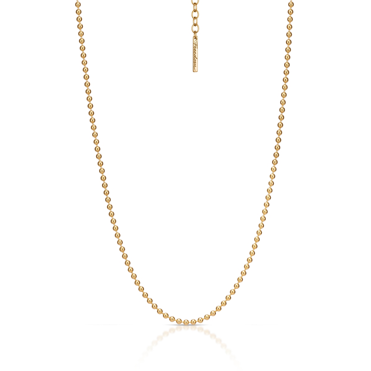 W.KRUK Łańcuszek srebrny kulka FREEDOM ELEMENTS