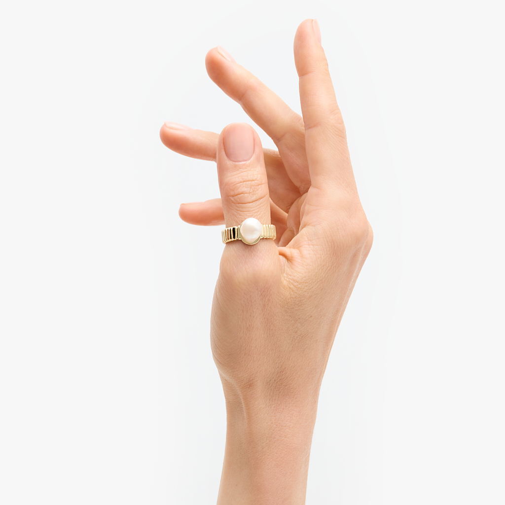 W.KRUK - Pierścionek srebrny Follow