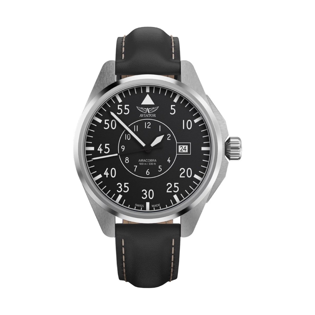 W.KRUK ZEGAREK AVIATOR AIRACOBRA 43 HERITAGE