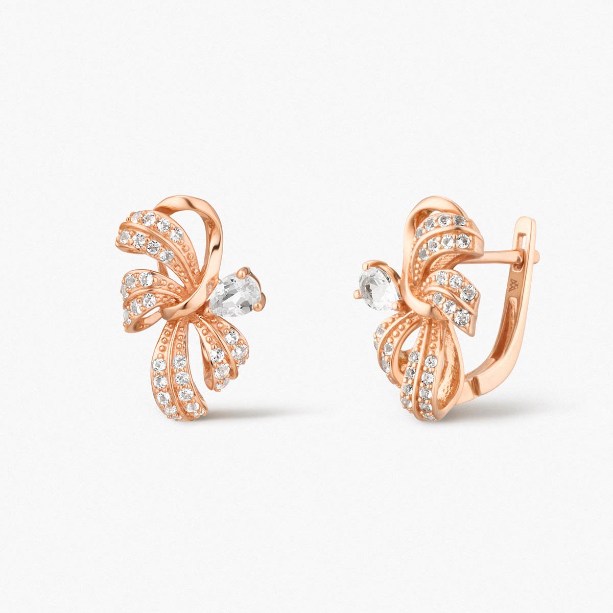 W.KRUK - Kolczyki złote Balerina