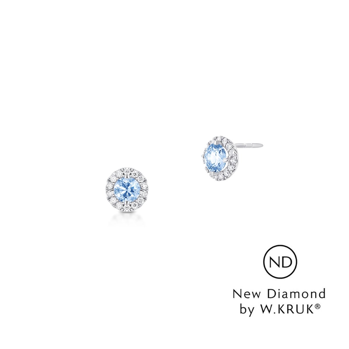 W.KRUK Kolczyki złote Doskonały