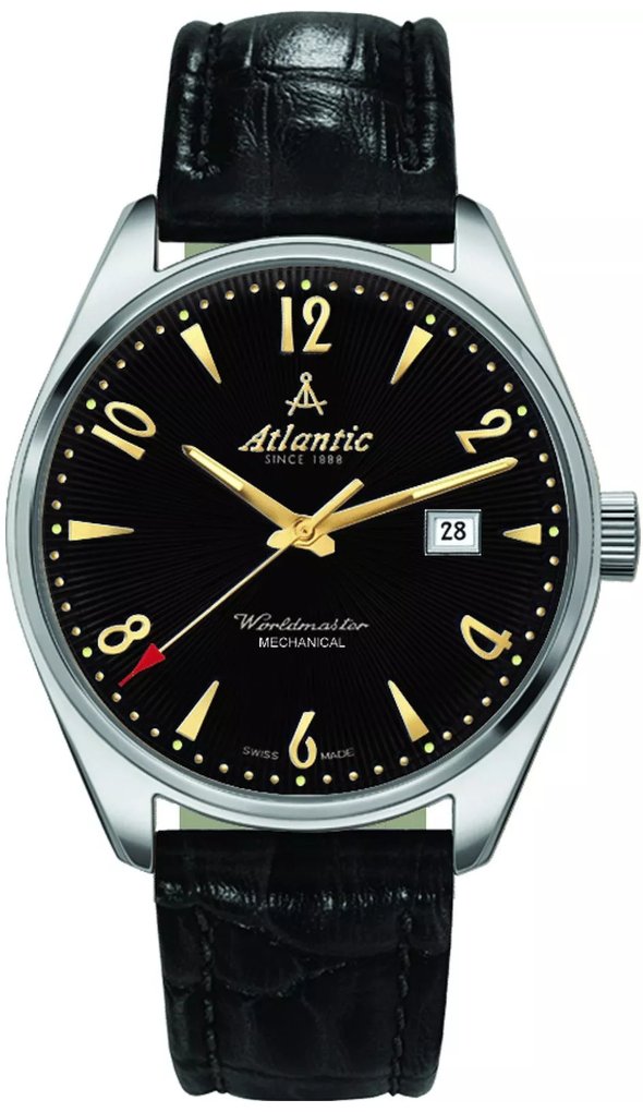 Zegarek Męski ATLANTIC Art Deco Mechanical Worldmaster 51651.41.65G