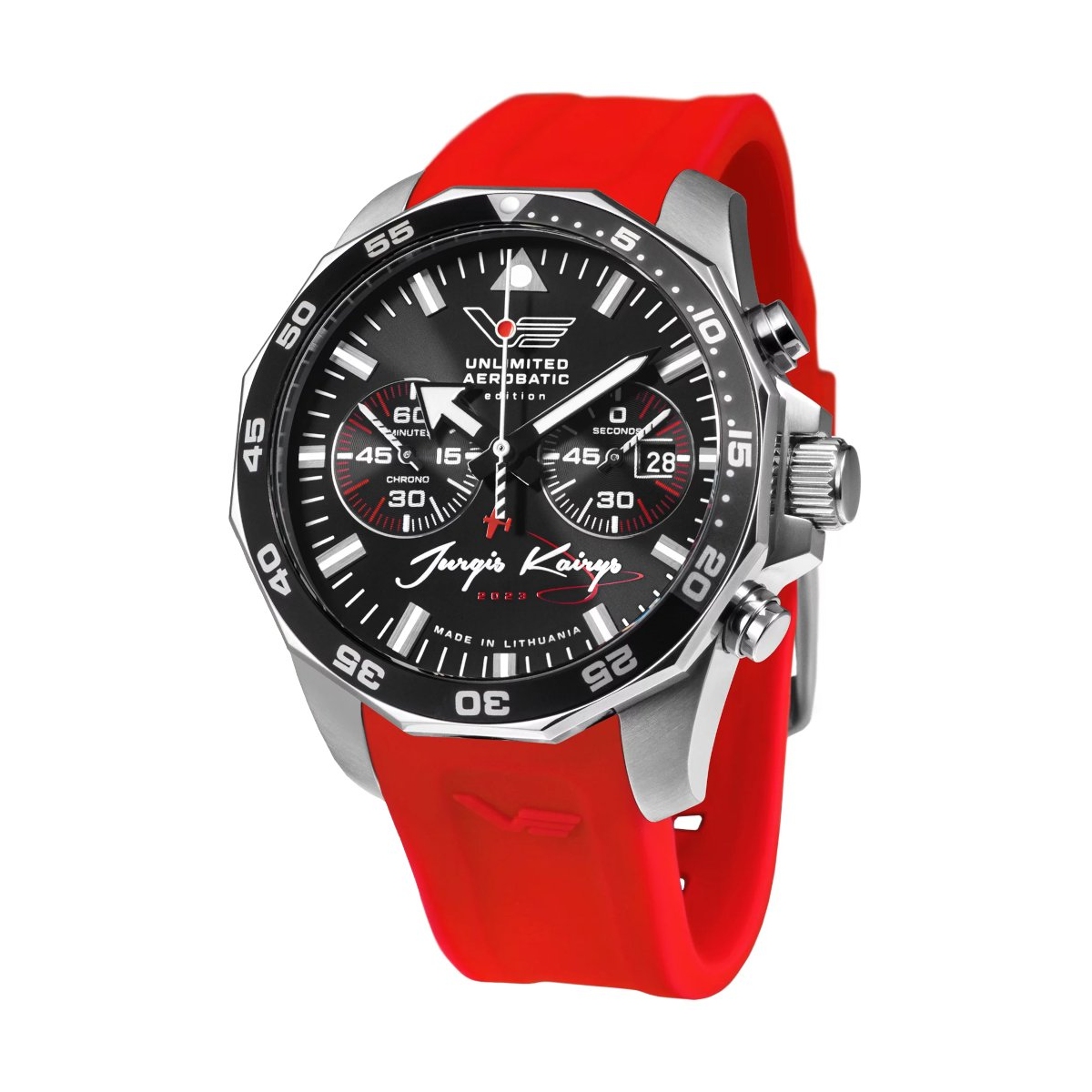 W.KRUK ZEGAREK VOSTOK EUROPE ROCKET N-1 JURGIS KAIRYS CHRONO SPECIAL EDITION