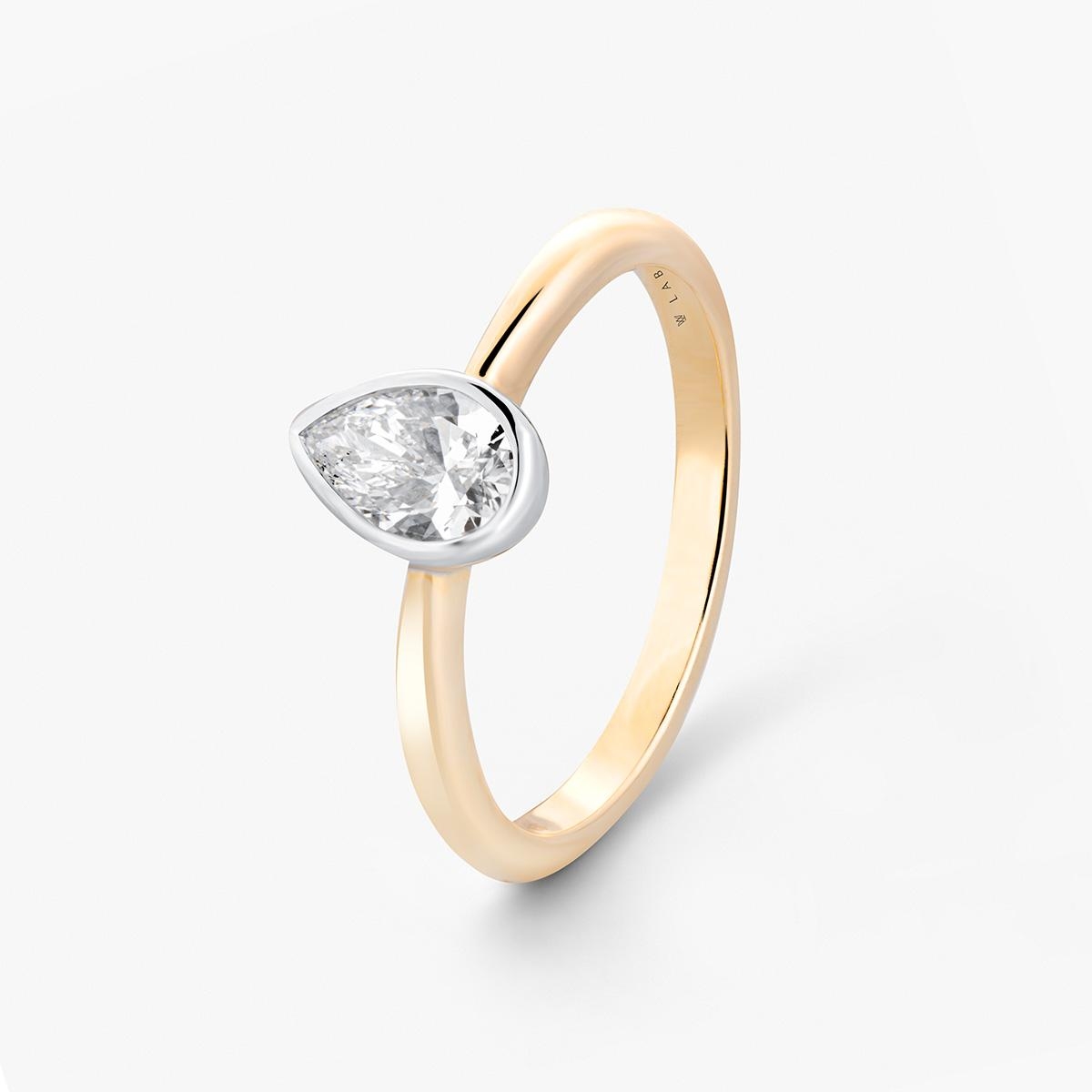 W.KRUK Pierścionek złoty Nuova