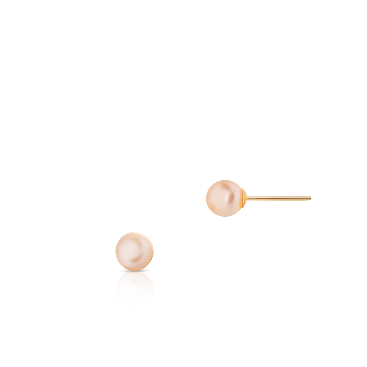 W.KRUK Kolczyki złote z perłami