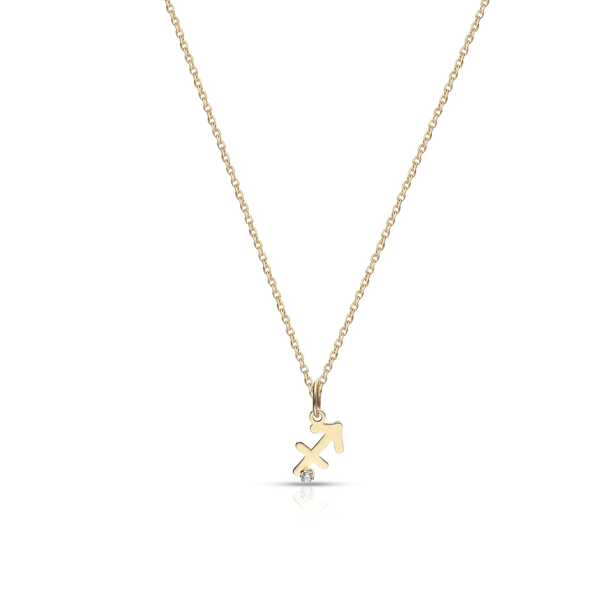 W.KRUK Wisiorek złoty Zodiak Strzelec