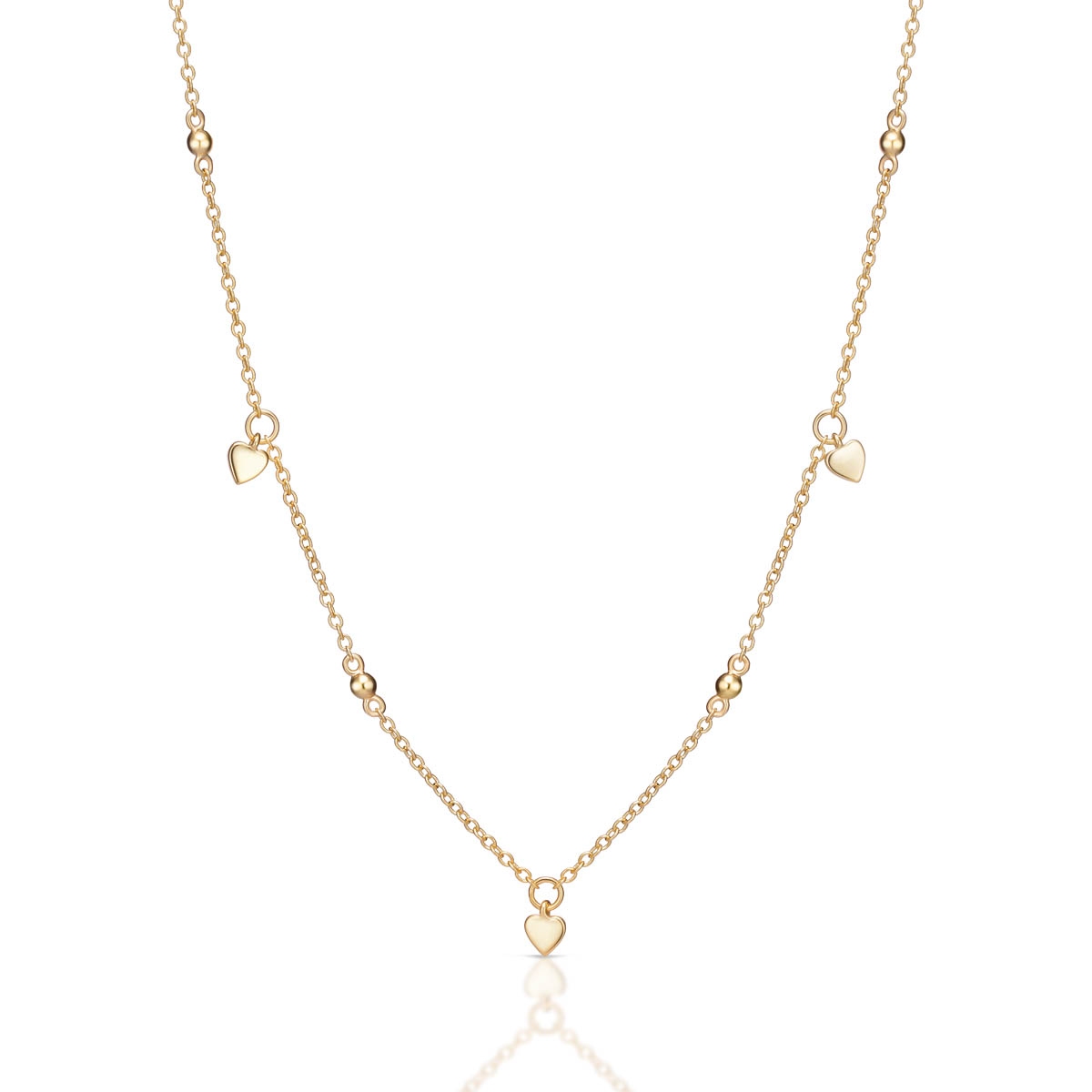 W.KRUK Naszyjnik srebrny pozłacany W.KRUK