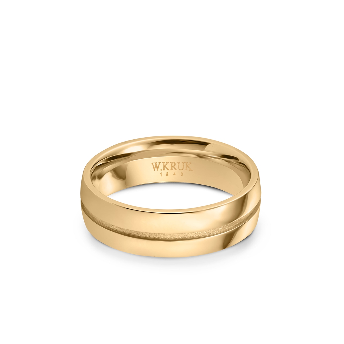 W.KRUK Obrączka złota KALISTA