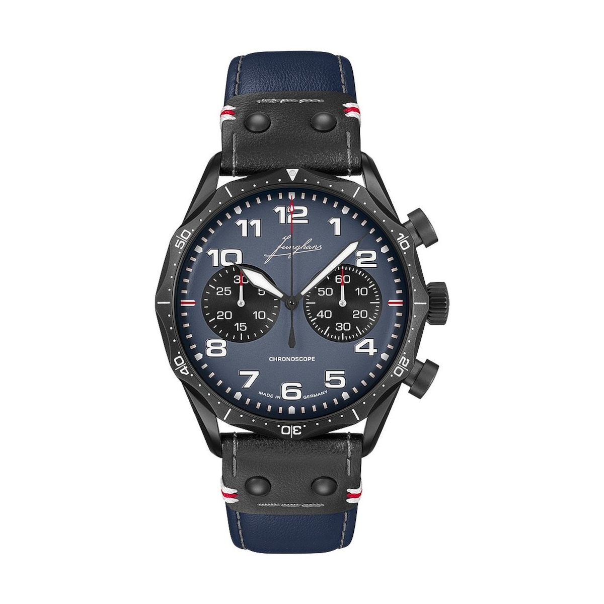 W.KRUK ZEGAREK JUNGHANS MEISTER PILOT CHRONOSCOPE