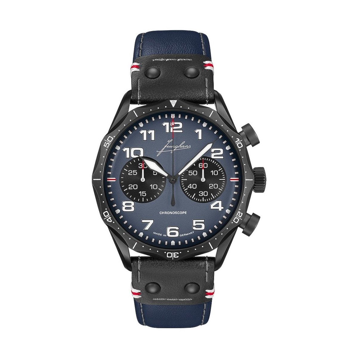 W.KRUK ZEGAREK JUNGHANS MEISTER PILOT CHRONOSCOPE