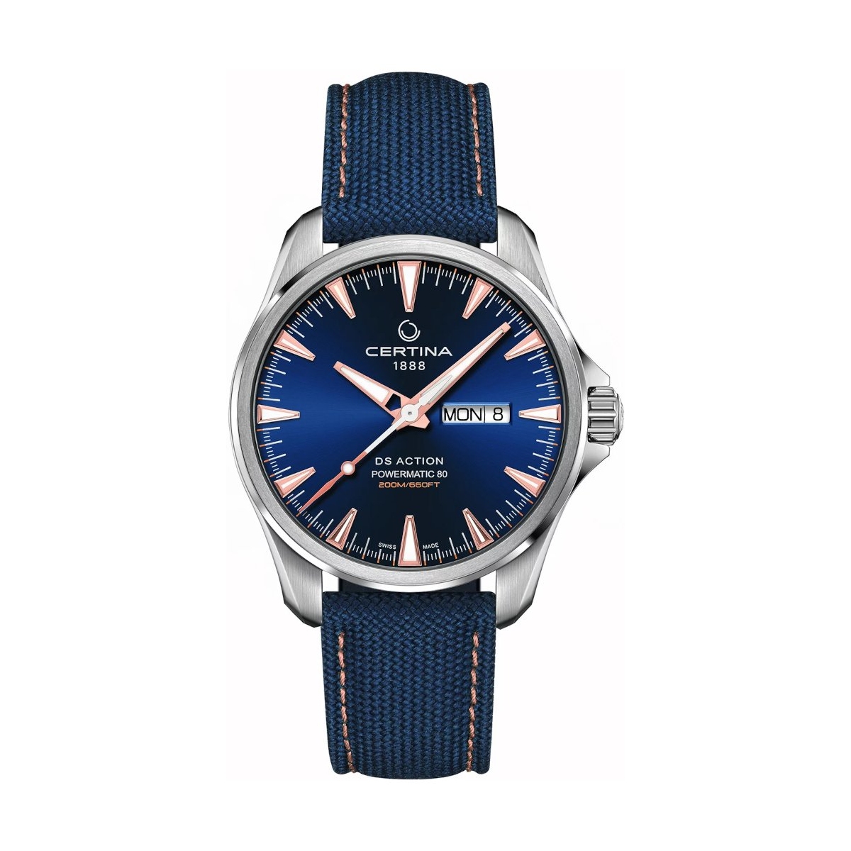 W.KRUK ZEGAREK CERTINA DS Action Day Date Powermatic 80