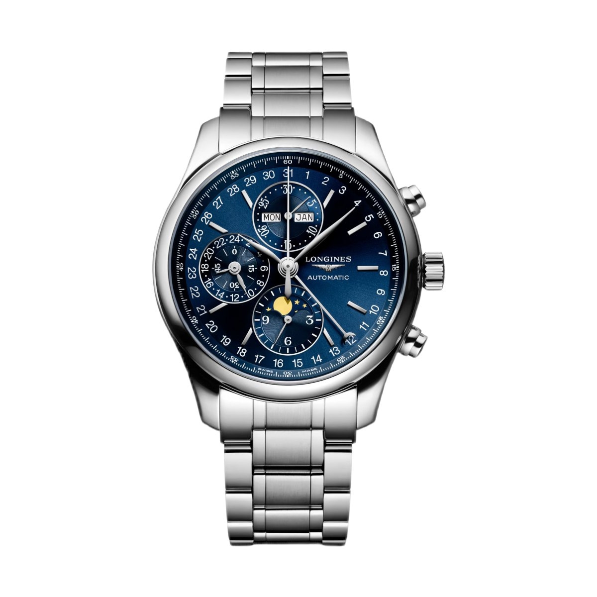 W.KRUK LONGINES MASTER COLLECTION CHRONO MOONPHASE