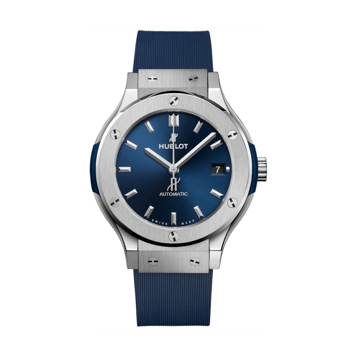 W.KRUK ZEGAREK HUBLOT CLASSIC FUSION TITANIUM BLUE