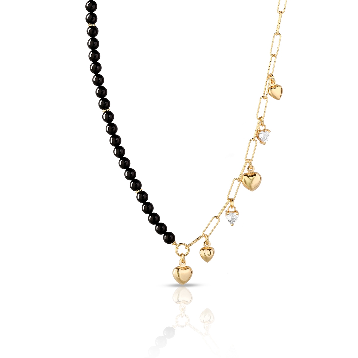 W.KRUK Naszyjnik srebrny pozłacany ATELIER