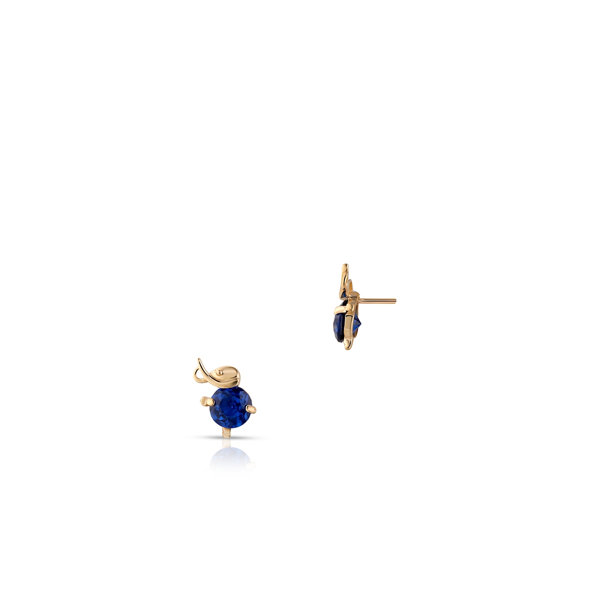 W.KRUK Kolczyki złote słonie