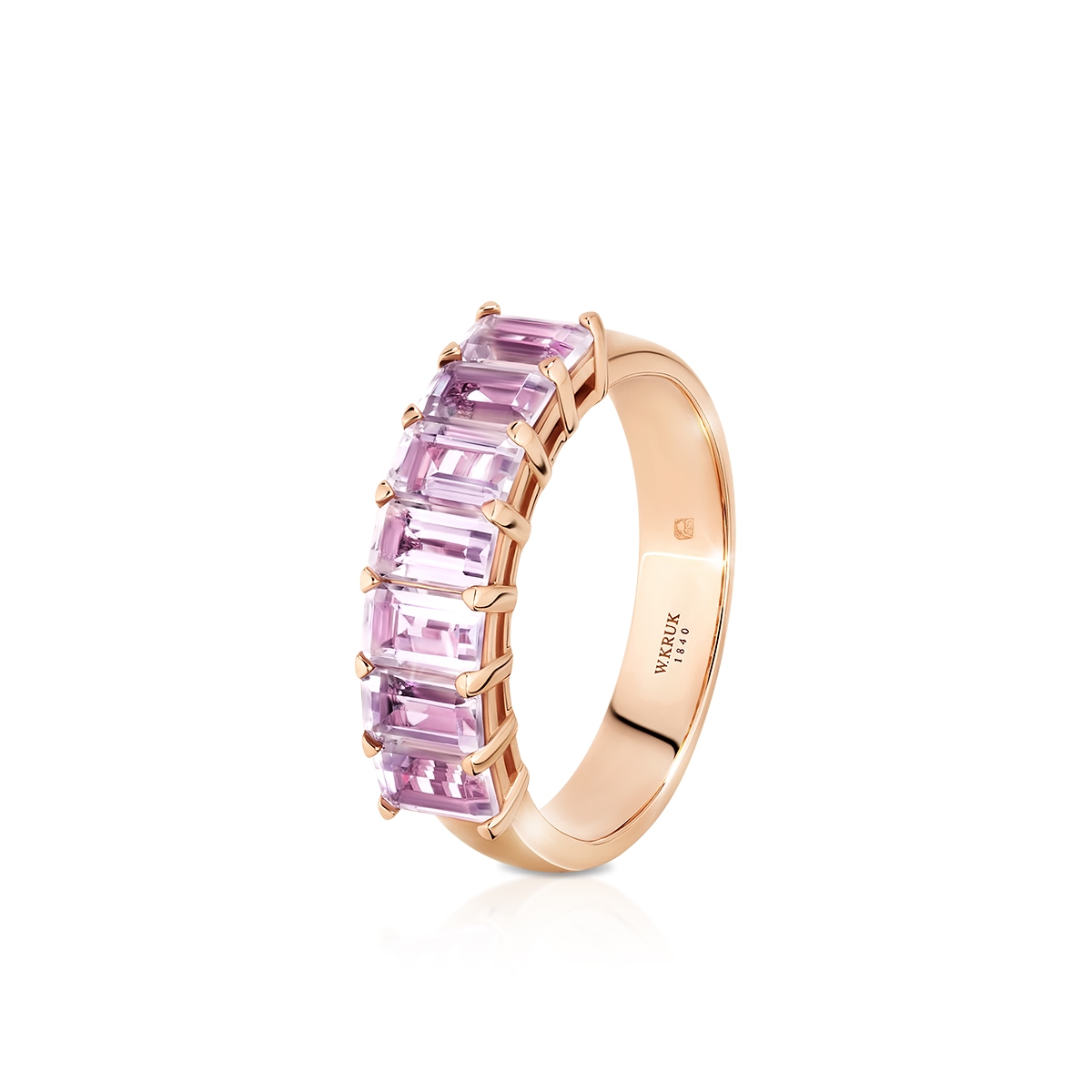 W.KRUK Pierścionek złoty Lunapark