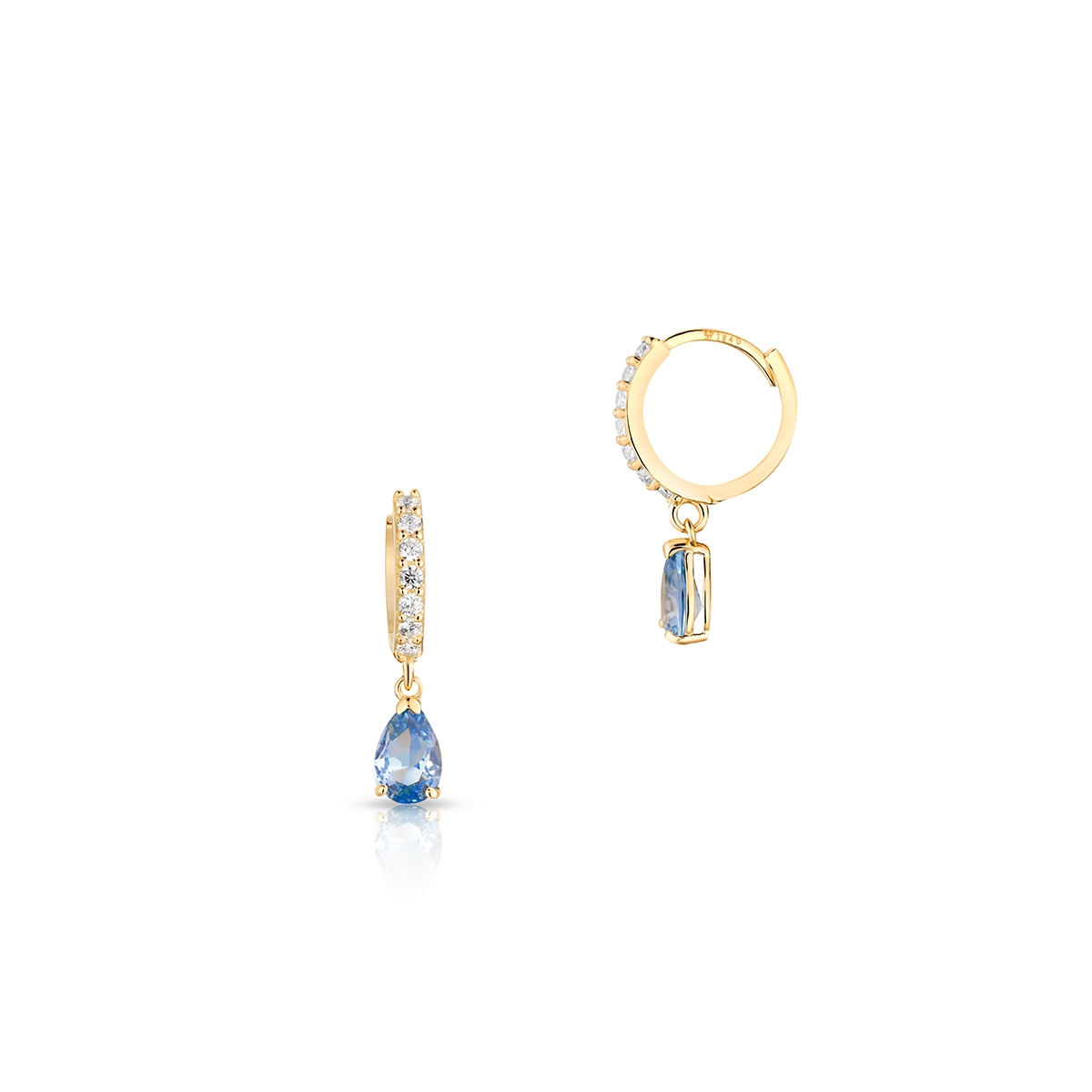 W.KRUK Kolczyki złote W.KRUK