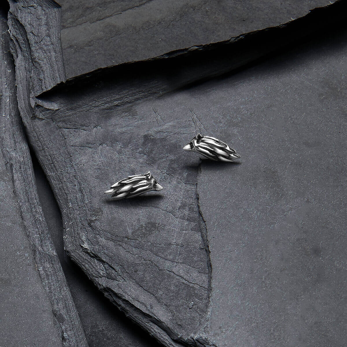 W.KRUK Kolczyki srebrne Freedom